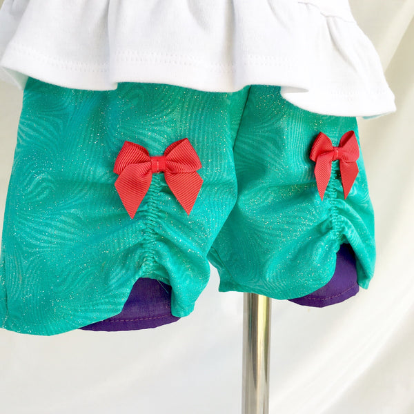 Magical Mermaid "Mightier Than the Waves" Peek-a-boo Shortie Set