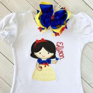 Apple Embroidered Princess Shirt ONLY