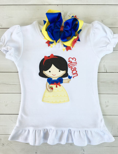 Apple Embroidered Princess Shirt ONLY