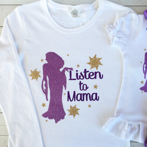 Listen to Mama Ladies Shirt