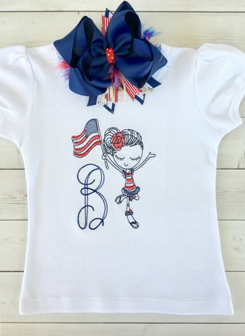 All American Girl - Celebrate Freedom Shirt ONLY