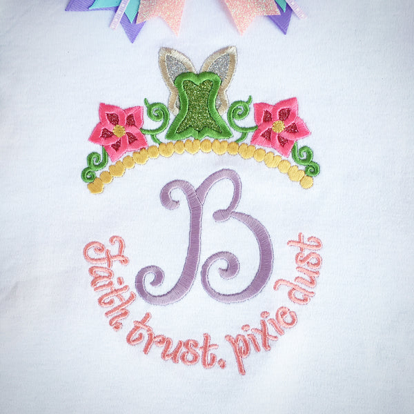 Faith Trust and Pixie Dust Embroidered SHIRT ONLY