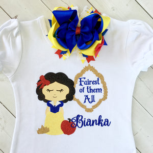 Apple Glitter Princess Shirt ONLY