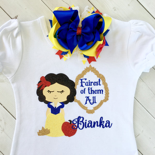 Apple Glitter Princess Shirt ONLY