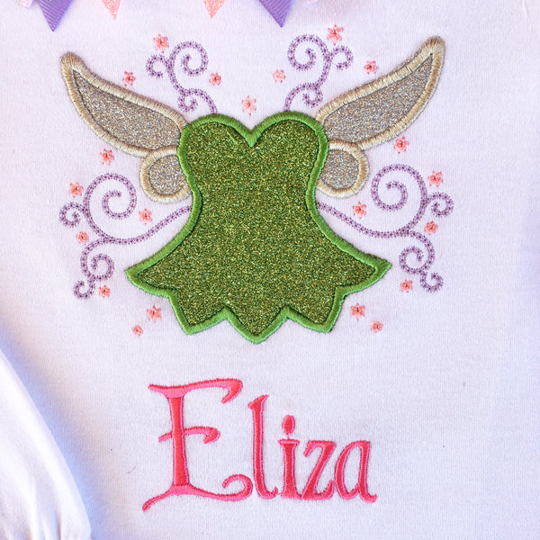 Fairy Dress Embroidered SHIRT ONLY