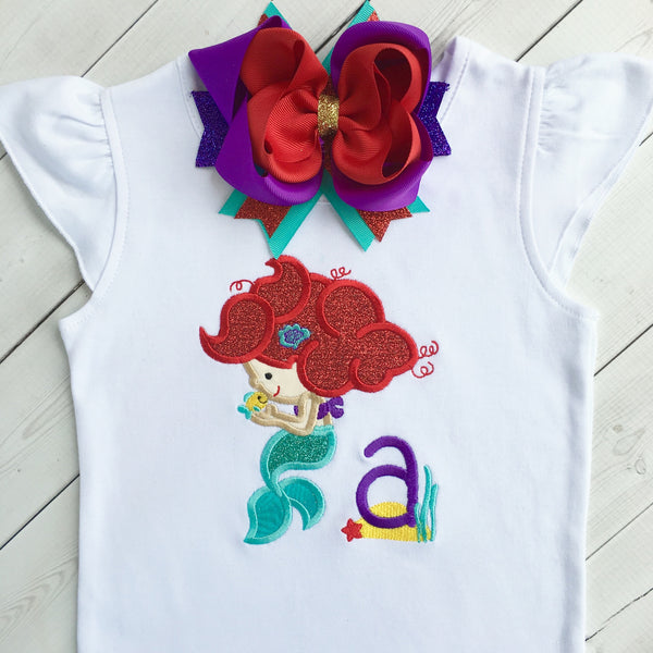 Magical Mermaid Appliqué Shirt ONLY