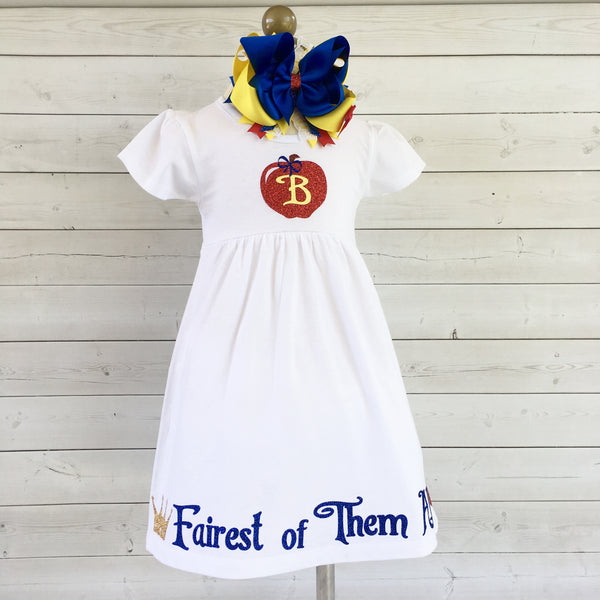 Apple Princess Glitter Dress