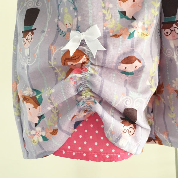 Neverland Friends Glitter Shirt and Peek-a-Boo Shortie Set