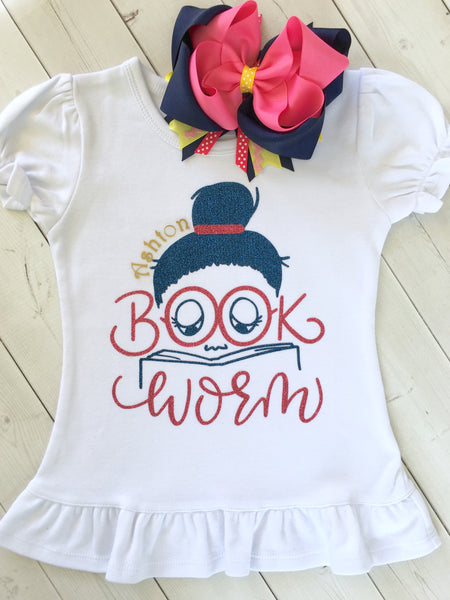 Pencils Down, Summer's Up (Bookworm) Peek-a-boo Shortie Set