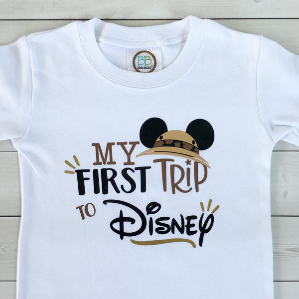 Safari My First Trip Boy Shirt ONLY