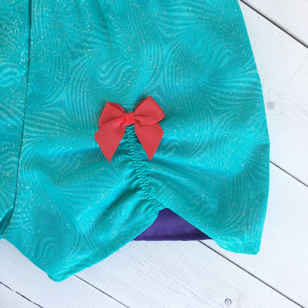 Magical Vintage Mermaid Peek-a-boo Shortie Set