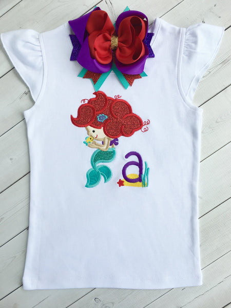 Magical Mermaid Appliqué Shirt ONLY