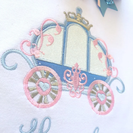 Cinderella's Embroidered Carriage Shirt ONLY
