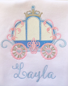 Cinderella's Embroidered Carriage Shirt ONLY