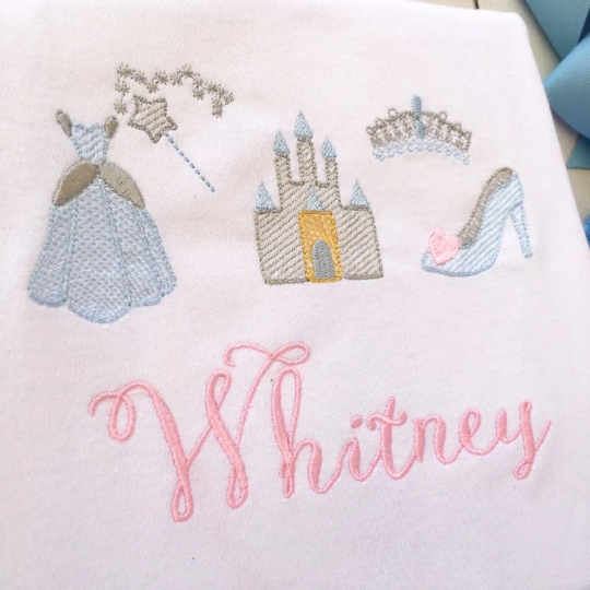 Cinderella's Sketch Shirt and Peekaboo Short Set