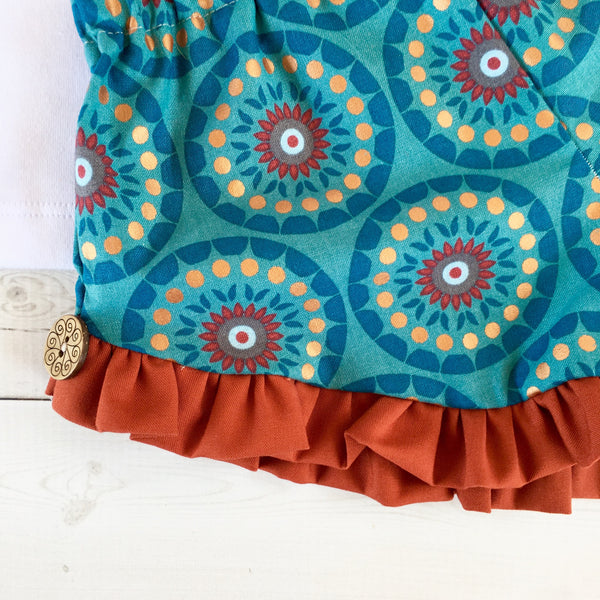 Be Brave Little One - "Choose Your Own Path" Ruffle Shortie Set