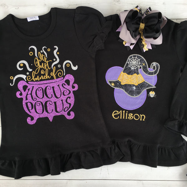 Spooky Glitter Cauldron SHIRT ONLY