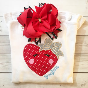 Happy Heart Embroidered SHIRT ONLY