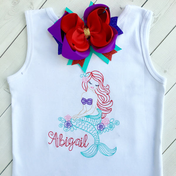Magical Vintage Mermaid Shirt ONLY