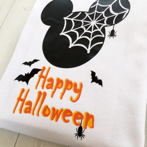 Happy Halloween Web Mouse Boy's Shirt ONLY