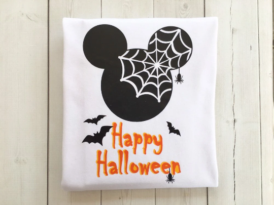 Happy Halloween Web Mouse Boy's Shirt ONLY