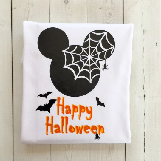 Happy Halloween Web Mouse Boy's Shirt ONLY