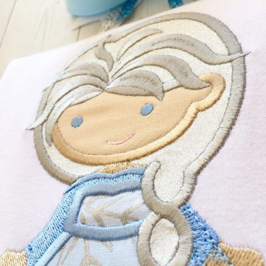 Ice Queen Embroidered Shirt ONLY