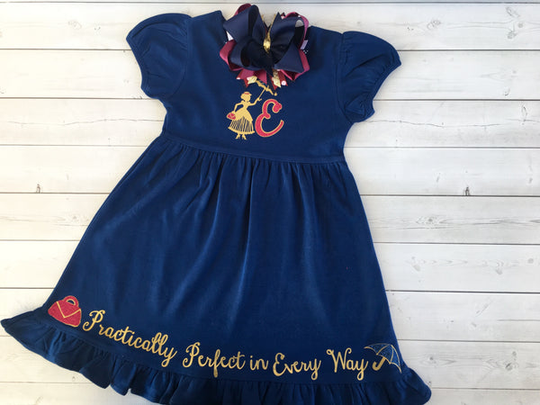 English Nanny Glitter Dress