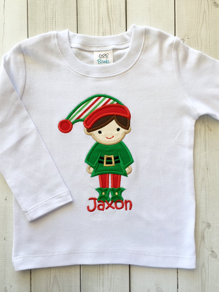 Jolly Christmas BOY Elf Shirt Only