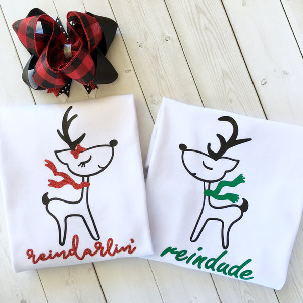 Reindarlin' Girls Shirt ONLY