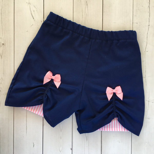 Pencils Down, Summer's Up (Glitter School Bus) Peek-a-boo Shortie Set