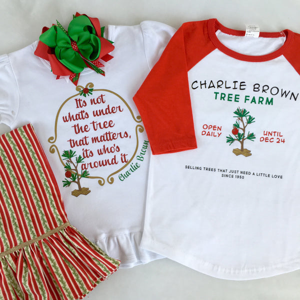 Charlie's Tree Glitter SHIRT ONLY