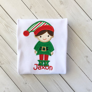 Jolly Christmas BOY Elf Shirt Only