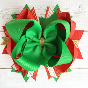 Jolly Christmas Boutique Hair Bow