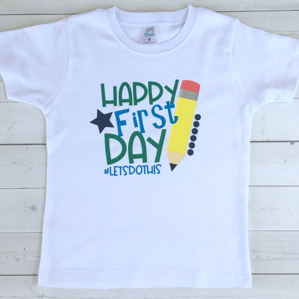 Smart Boy *First Day* SHIRT ONLY