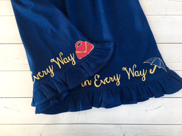 English Nanny Glitter Dress