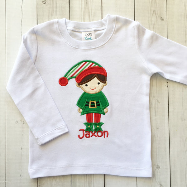 Jolly Christmas BOY Elf Shirt Only
