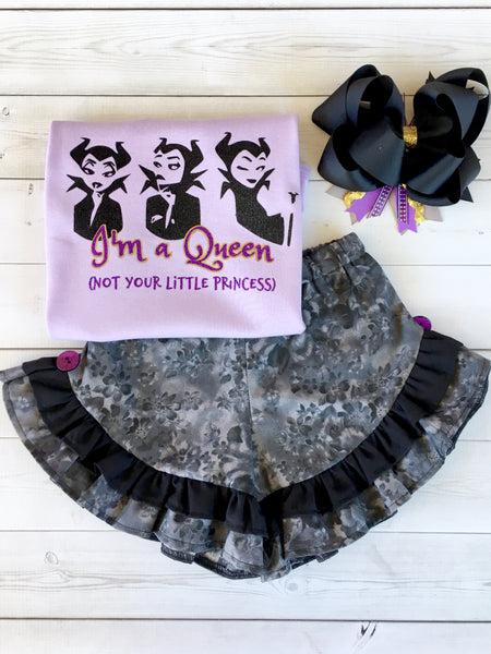 Dragon Queen Ruffled Short Set
