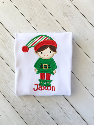 Jolly Christmas BOY Elf Shirt Only