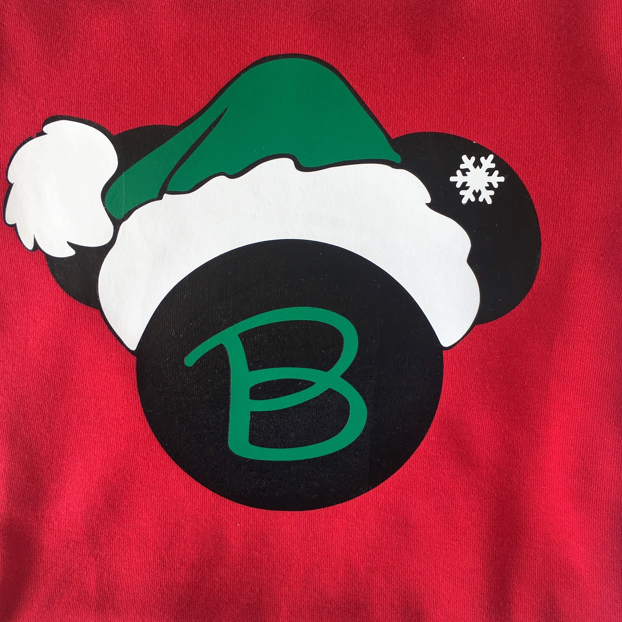Santa Mister Mouse Christmas Custom Trip Vinyl Shirt "ONLY"