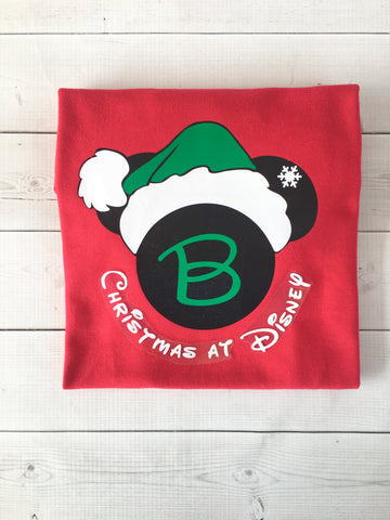 Santa Mister Mouse Christmas Custom Trip Vinyl Shirt "ONLY"