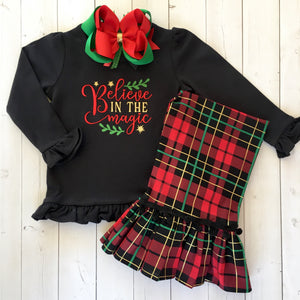 Believe In The Magic Single Ruffle Pant Set
