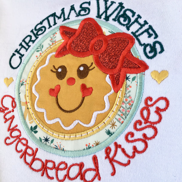 Gingerbread Kisses Single Ruffle Pant Set