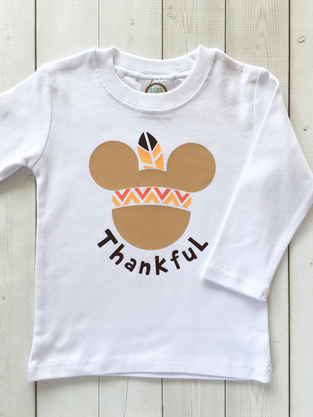 Thanksgiving Boy Mouse Shirt ONLY