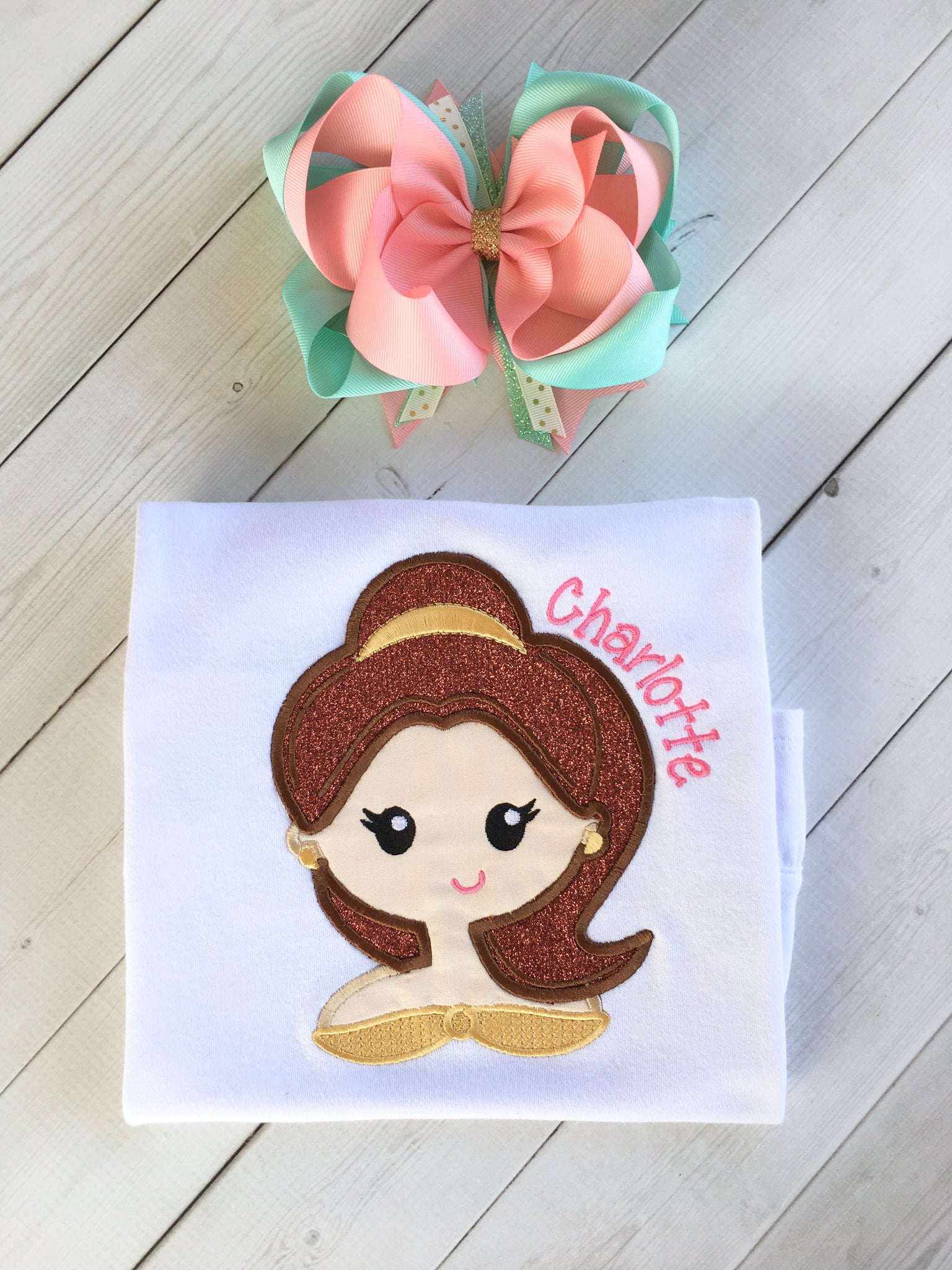 The Beauty Embroidered Princess Shirt ONLY