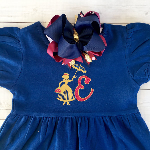 English Nanny Glitter Dress