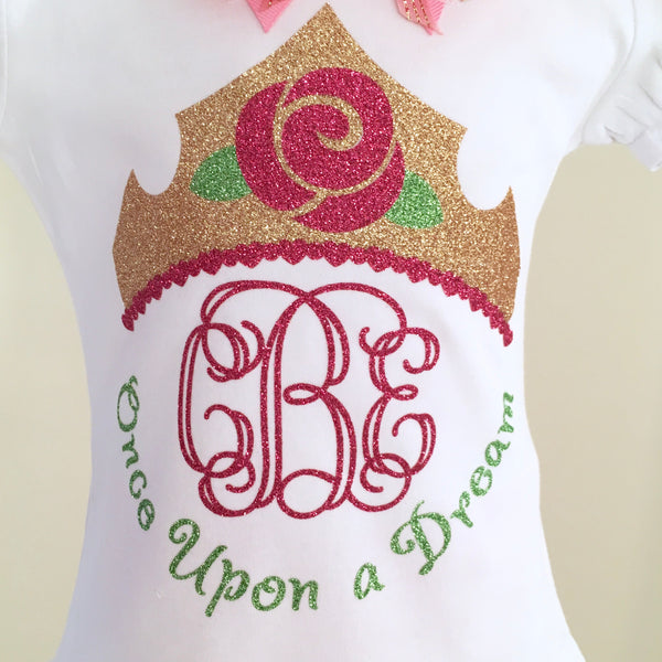 Sleepy Princess Glitter Crown Peek-a-Boo Shortie Set™