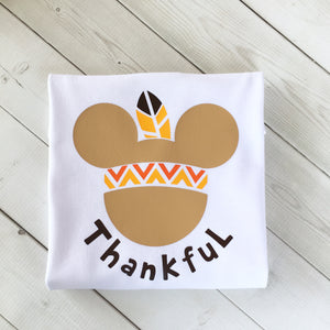 Thanksgiving Boy Mouse Shirt ONLY