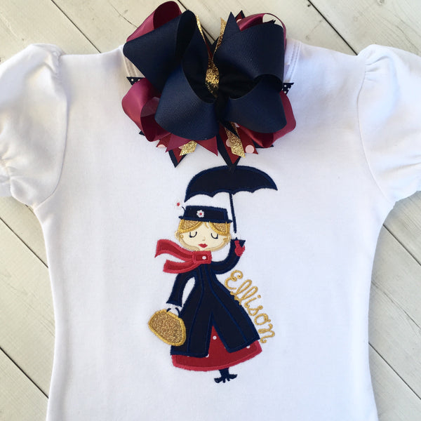 English Nanny Embroidered SHIRT ONLY