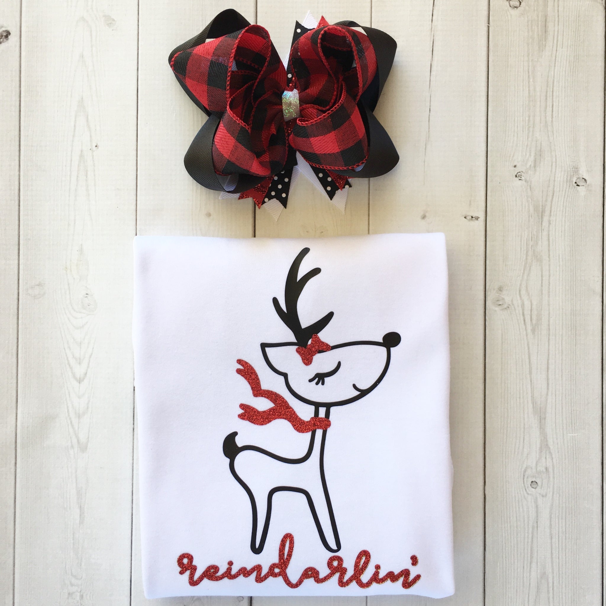 Reindarlin' Girls Shirt ONLY